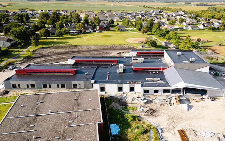 Gilbert-Aerial-View-Front